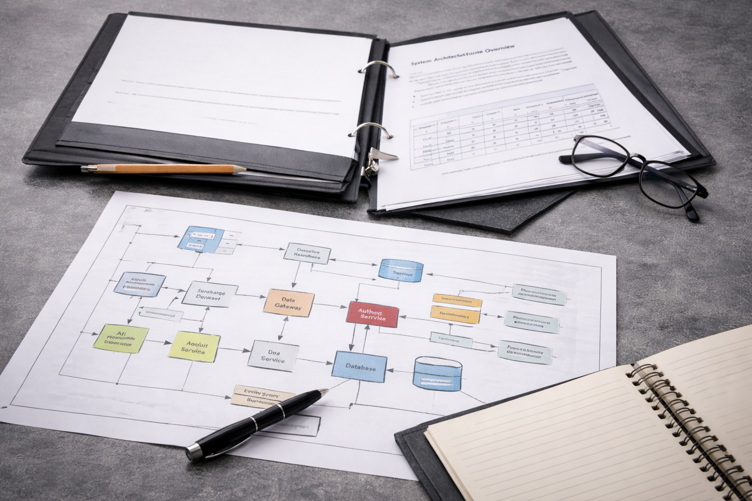 Technical documentation and system architecture planning